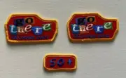 Lot of 3: Girl Scout Go There GS Cookies 2002 (x2) + 50+ GS Patch GSA (Lot #2)