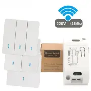 Remote Control Wall Switch for Easy Lighting Control No Wiring Required