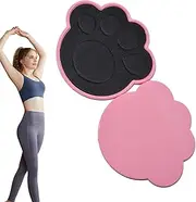 Sliders for Working Out | Exercise Cat Paw Fitness Sliding Discs - Lightweight Design Sided Core Sliders for Pilates, Core Training, Yoga, and Many Other Sports