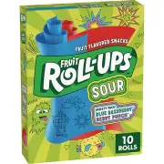 Fruit Roll-Ups Sour Fruit Flavored Snacks