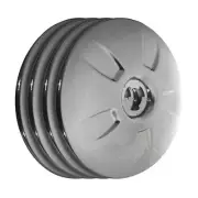 FlowBelow Aero Wheel Cover Set, 4 Chrome Adjustable 22.5 hub cap SUPER SINGLES