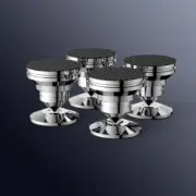 4PCS Speaker Turntable Isolation Stand Feet Base Pad Stainless Steel Brackets