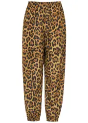 Alexanderwang.t Leopard-print Shell Track Pants - Multicoloured - XS XS