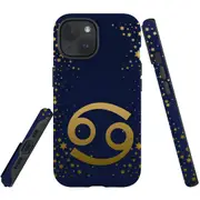 For iPhone 15 Plus Case, Shielding Cover, Cancer Sign