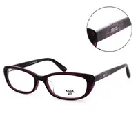 在飛比找PChome24h購物優惠-Anna Sui 日本安娜蘇 時尚透視造型平光眼鏡(紫) A