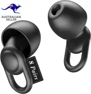 Quiet Noise Reduction Earplugs -Reusable Hearing Protection in Flexible Silicone