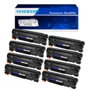 8PK CF283A 83A Toner Compatible for HP LaserJet MFP M125a M125ra M125rnw M225dw