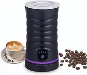 4 in 1 Electric Milk Frother and Steamer, Warm and Cold Foam Maker, Hot Chocolate Maker, Milk Warmer, 430ML Coffee Frother for Coffee, Latte, Cappuccino, Matcha
