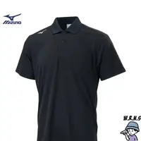 在飛比找蝦皮購物優惠-MIZUNO 男裝 短袖 POLO衫 休閒 肩膀LOGO 吸