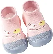 OFFSCH Toddler Non Slip Socks Baby's Shoes Infant Floor Shoes Cotton Prewalker Comfortable and Safe for Home
