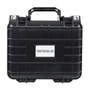 Tactical45 Plastic Case with Foam Black Padded Camera Gear Hard Carrying Case