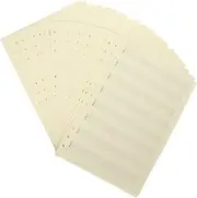 CIMAXIC B5 Staff Paper Loose Leaf 100 Sheets Music Notebook Refills Planner Inserts