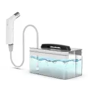 Wower Portable Electric Bidet for Personal Hygiene Cleaning 2.3L Shattaf Rechargeable Travel Camping Bidet Shower Sprayer White