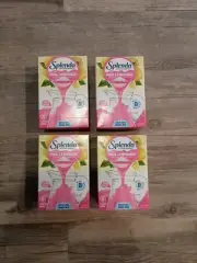 VALUE!! 2CT SPLENDA PEEL & POUR Pink Lemonade Zero Calorie Drink Mix 4 Box Lot