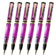 Classic Twist Pen Kit, Gold Finish, 6 Pack, Legacy Woodturning
