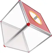 Raffle Ball Box, Lottery Box 40CM Clear Donation Ballot Box Raffle Ticket Box Voting Box Suggestion Box Mail Box Transparent Storage Bins