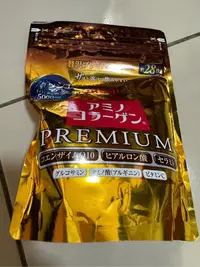 在飛比找Yahoo!奇摩拍賣優惠-現貨優惠！明治Amino Premium 膠原蛋白粉（金色進