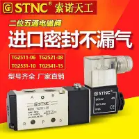 在飛比找Yahoo!奇摩拍賣優惠-現貨：STNC索諾天工TG2511-06氣動電磁閥TG252