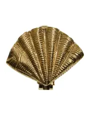 [MAINE & CRAWFORD] Belize Shell Door Knocker 13x11cm in Gold