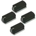 Knob Belling Stoves Black Silver Cooker Oven Hob Control Knob 083240904 4 Pack