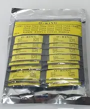 LLFAU O-Rings Watch Gaskets Kit - 950pcs Rubber O-Rings (0.6mm) - 19 Sizes (12-30mm) - Watch Repair & DIY Watchmaker