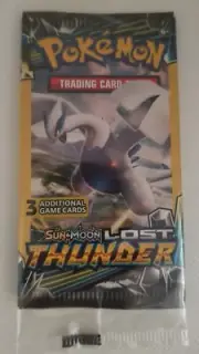 Pokemon Sun & Moon Lost Thunder 6 Card Booster Pack Unweighed 2018