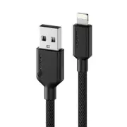 [ELPA8P02-BK] 2m USB-A to Lightning Charging Cable USB 2.0 Elements Pro Series - Black