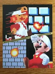 Super Mario Bros. 35th Anniversary 2SIDE Poster NES Nintendo Officially Licensed