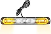 Car Strobe Light, Super Bright LED Lights Warning Light, LED Light Bar for Hazard Warming, External Safety Lights, 12-24V Waterproof Car Accessories