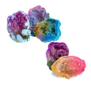 [MDI Australia] Gemstone Mini Rainbow Aura Geode