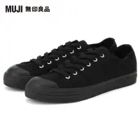 在飛比找momo購物網優惠-【MUJI 無印良品】撥水加工舒適休閒鞋(黑紋樣)