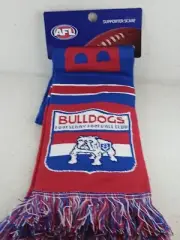 Western Bulldogs Football Club AFL Burley Sekem AFL Retro Supporter Scarf