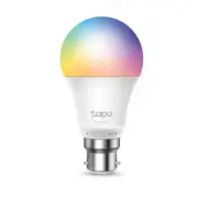 TP-Link Tapo L530B Smart Wi-Fi Light Bulb, Bayonet Fitting, Multicolour (B22 / E