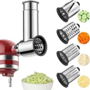 Stainless Steel Slicer Shredder Attachment for KitchenAid Stand...