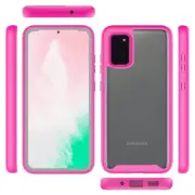 For Samsung Note 20 Ultra Transparent Shockproof Durable Bumper Cover CLEAR/HOT