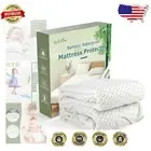 Deep Pocket Waterproof Mattress Protector in California King - Bamboo Fabric