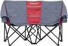 Double Folding Camping Chair, Oversized Loveseat Chair, Heavy Duty Portable/Fold