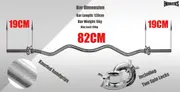 30kg Rubber Coated Ez Grip Cast Iron Weight Plate +120cm Curl Barbell Weight Set