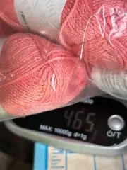 Reynolds "Saucy Sport - Lot of Nine skeins in tangerine, 465g
