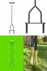 Yard Butler Lawn Coring Aerator Manual Grass Dethatching Turf Plug Core...
