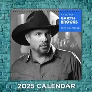 Garth Brooks 2025 Country Music Stars Calendar, 12-Month Singer Wall Calendar