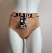 Bonds Originals Ladies WU8FT ERS Blushed Retro Rib Hi Hi Brief Size 10 New
