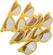 Milisten 6pcs Portable Glasses for Plastic Frame Realistic Viewing Experience Home and School Entertainment Enhances Family Bonding
