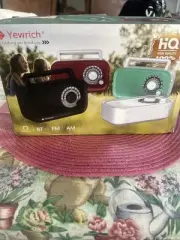 AM FM Radio with Best Reception, Bluetooth Speaker Portable Radio, NIB W/manuel