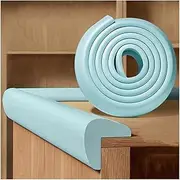 Foam Safety Strips, L Type Safety Edge Protection Strip, Self-Adhesive Children Anti Collision Strip, Table Corners Cushion Bumper for Furniture Desk Worktop，Pink-2m/6.56ft