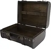 Vintage Suitcase, Trunk Storage Box Wooden Trunk Chest Vintage Hat Box Decorative Suitcase Photography Props Suitcase for Home