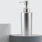 304 Stainless Steel Dispenser Refillable Soap Bottle Brushed Stainless Steel