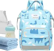 Baby Bag Backpack - Portable Multifunction Baby Changing Bags | Large Capacity Waterproof Moms Travel Backpack for Baby Bottles, Diapers, Clothes