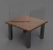 Sneeze Guard DIY Plexiglass Clamps 4 pieces