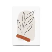 Modern Abstract Shape Minimal Retro Wall Art #6